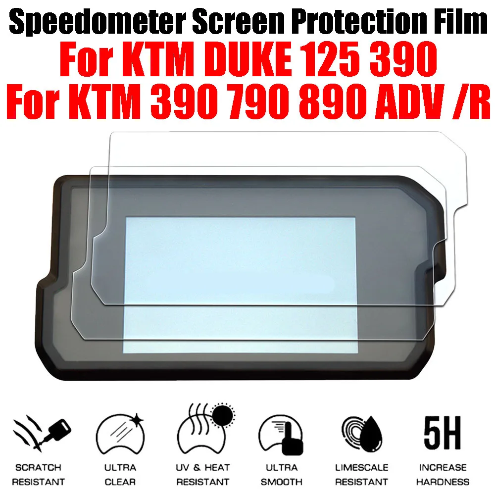 

For KTM DUKE 125 390 DUKE 790 890 Adventure R ADV R DUKE390 Motorcycle Cluster Scratch Screen Protection Film Screen Protector