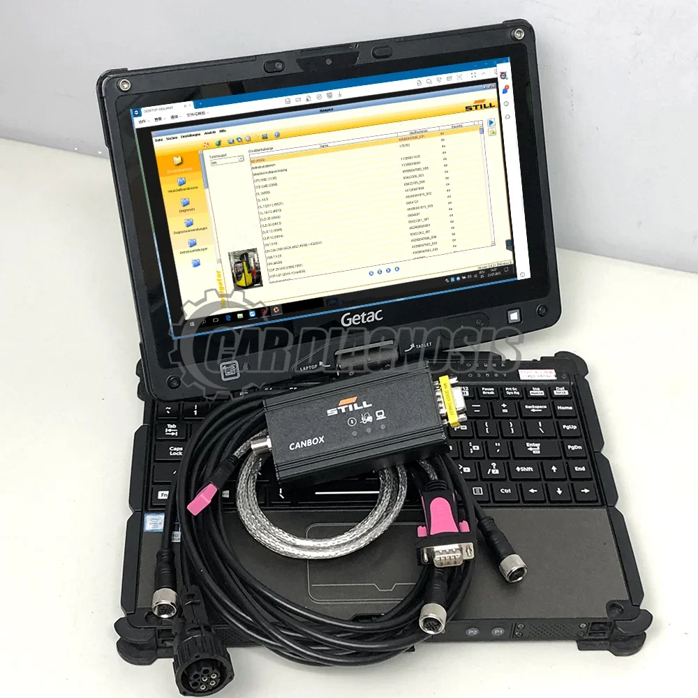 Фото Ноутбук v110 для STILL CANBOX USB (OEM) 50983605400, интерфейс CANBOX для погрузчиков с программным обеспечением STED V8.21 №3
