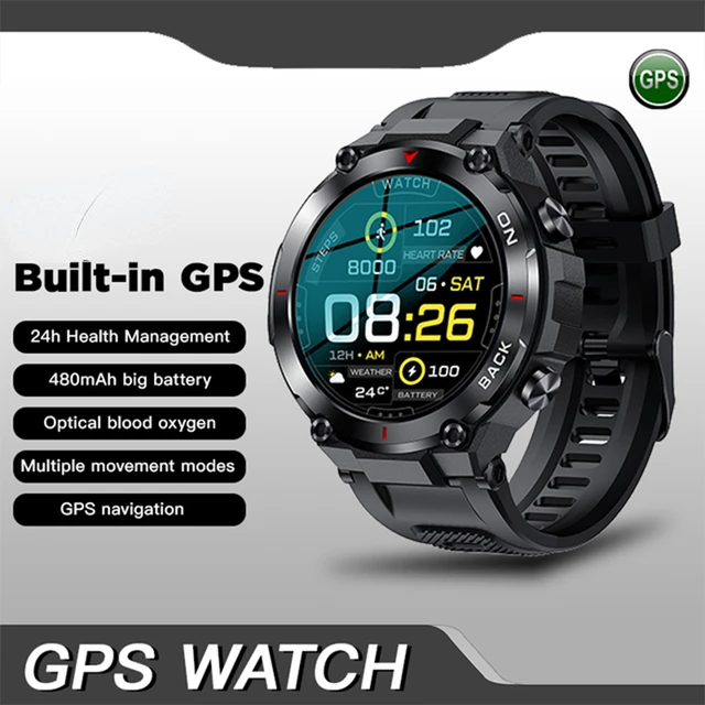 

2023 New GPS Inteligentny Zegarek Odkryty Fitness Sportowy Bransoletka Krwi Zegar IP68 Wodoodporny Promotion