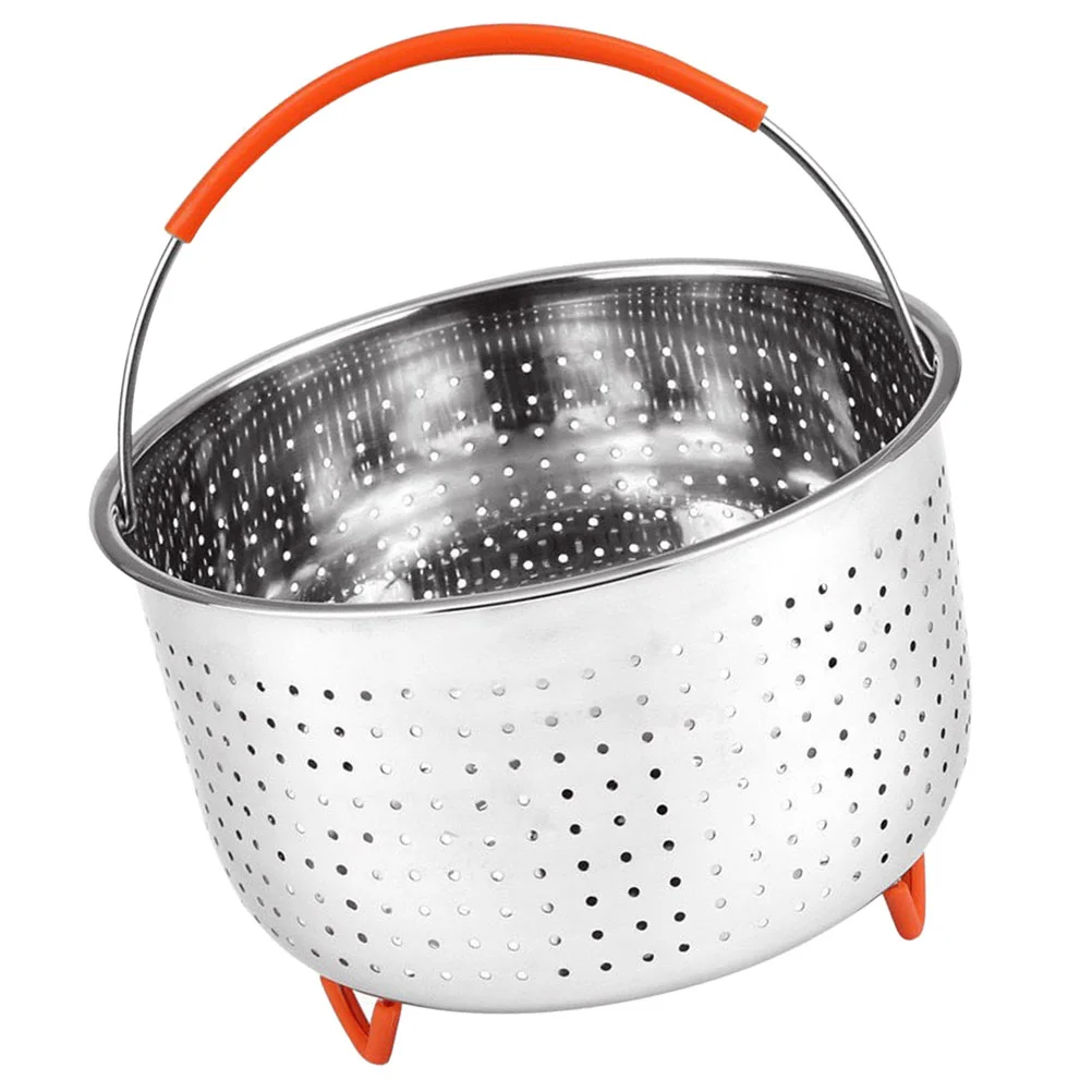 

Steamer Basket Rack Steaming Pot Trivet Insert Cooker Stainless Steel Vegetable Kitchen Stand Pressure Round Egg Dumpling Steam