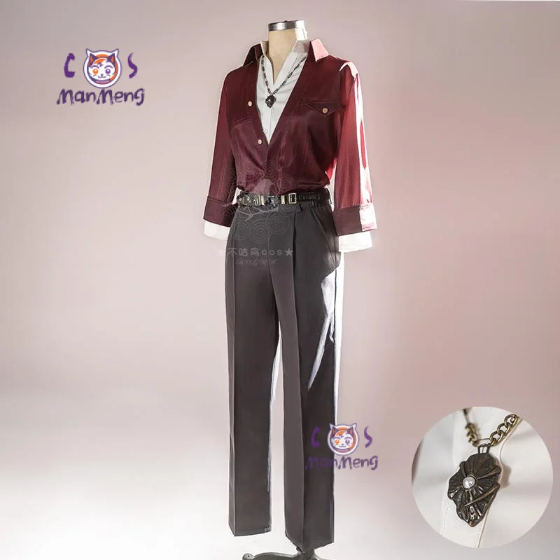 Игра Love and Deepspace Косплей Костюм Силуса Красивая рубашка куртка брюки аксессуары