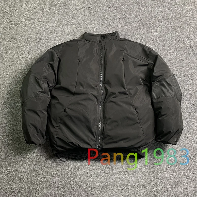 

Black FAR ARCHIVE Thickened Warm Jacket Men Women 1:1 High Quality Hidden Zipper Pocket Cotton Jackets Coat