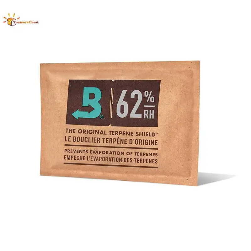 

Boveda 62% 67/60 грамм, упаковка хьюмидора, 2 способа контроля влажности, защитный чехол для сигар