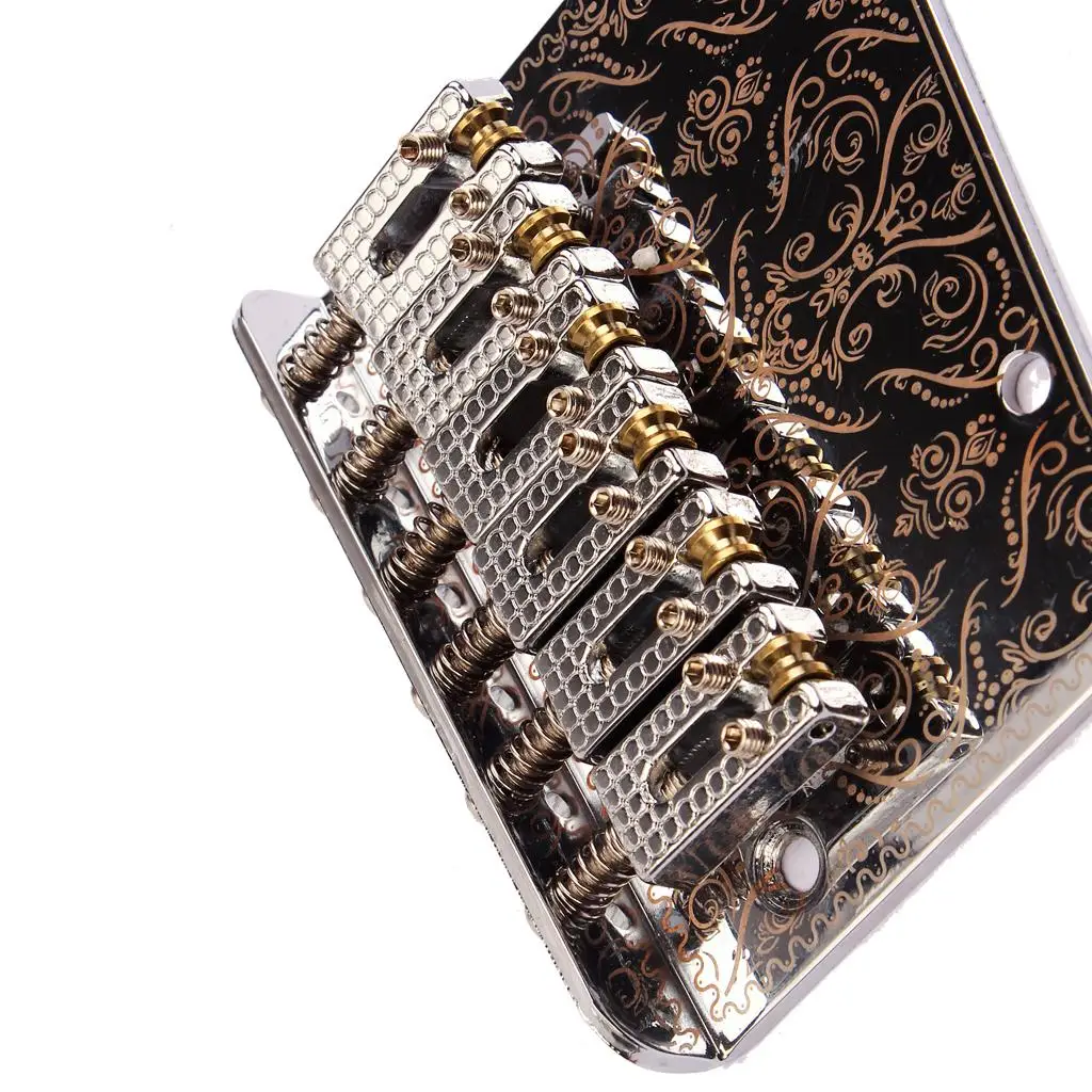 

6 Saddles Metal Silver Electric Guitar Bridge For TL Style Guitar Accessory