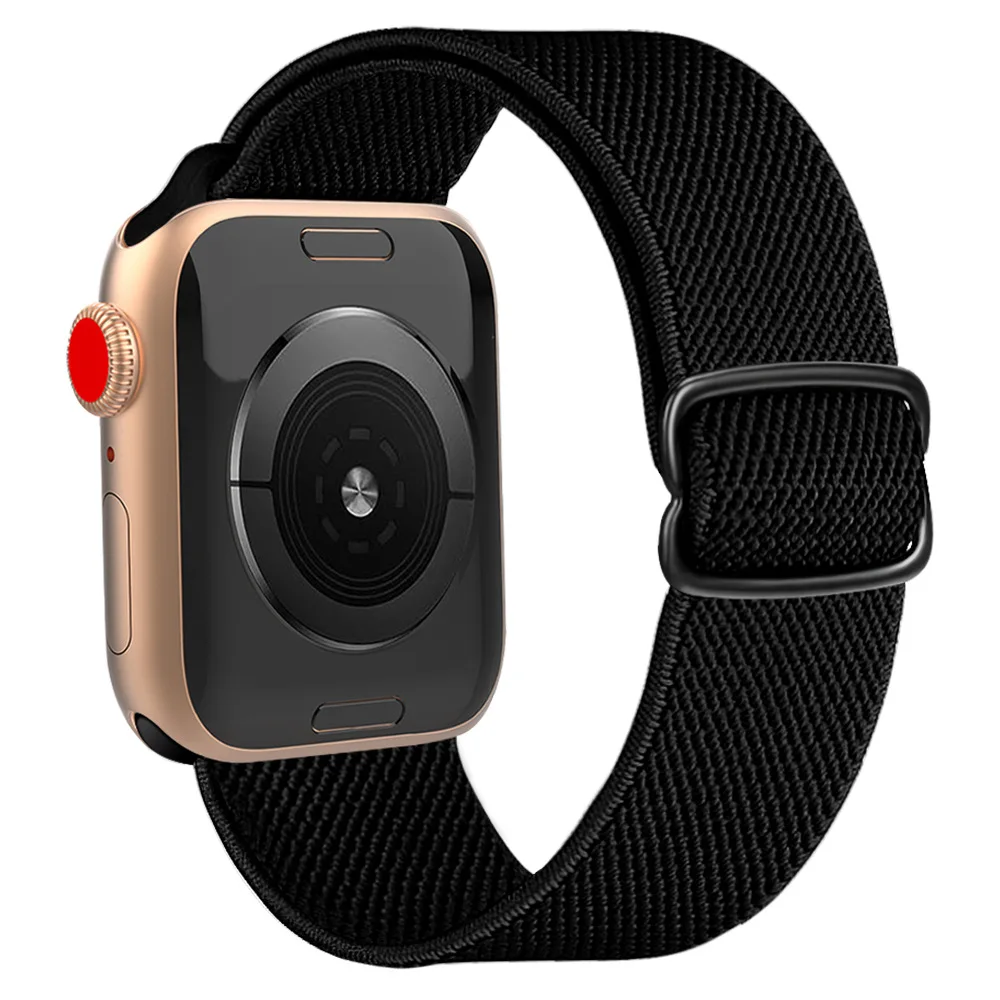 

Ремешок нейлоновый для Apple watch band 44 мм 40 мм 42 мм 38 мм 41 мм 45 мм, браслет для смарт-часов, iWatch Series 3 5 se 6 7