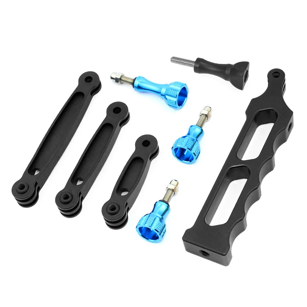 

3 In 1 Foldable Aluminium Alloy Action Camera Adjustable With Screws Extension Pivot Arm Replacement Monopod Mount Fit For GoPro