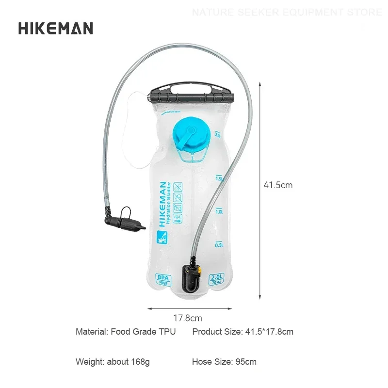 HIKEMAN 2л мешок для воды спорта на открытом воздухе гидратационный пищевая сумка