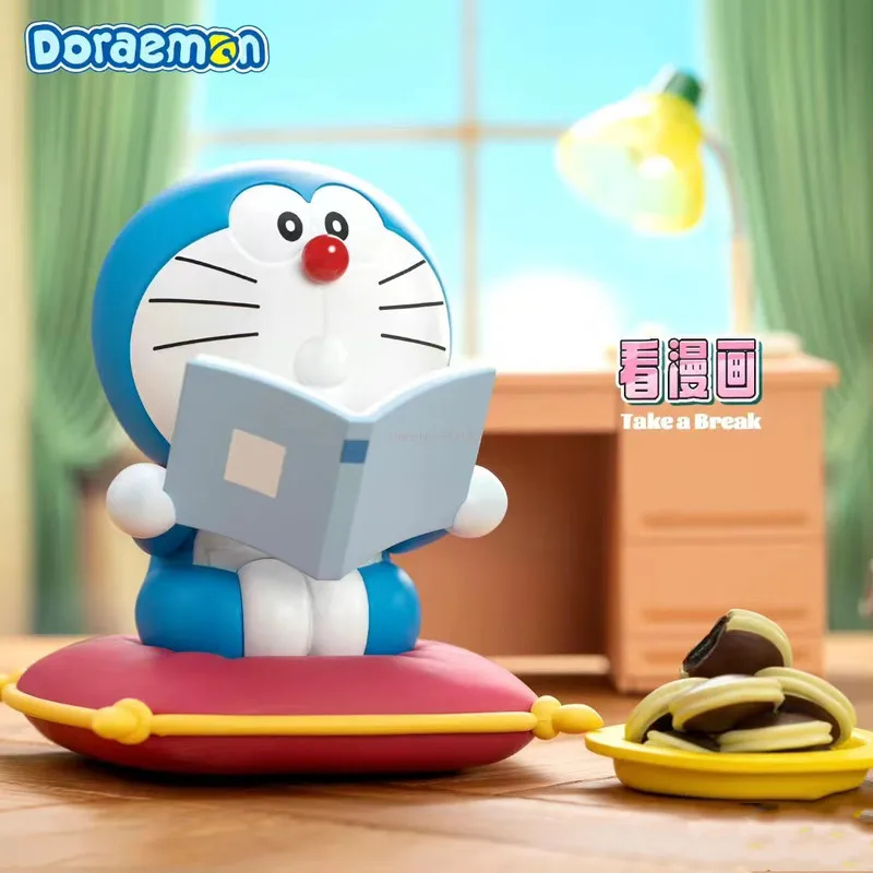 

Anime Doraemon Take A Break Series Blind Box Play Together Cute Trend Toys Figure Study Ornaments Children'S Toys Birthday Gifts
