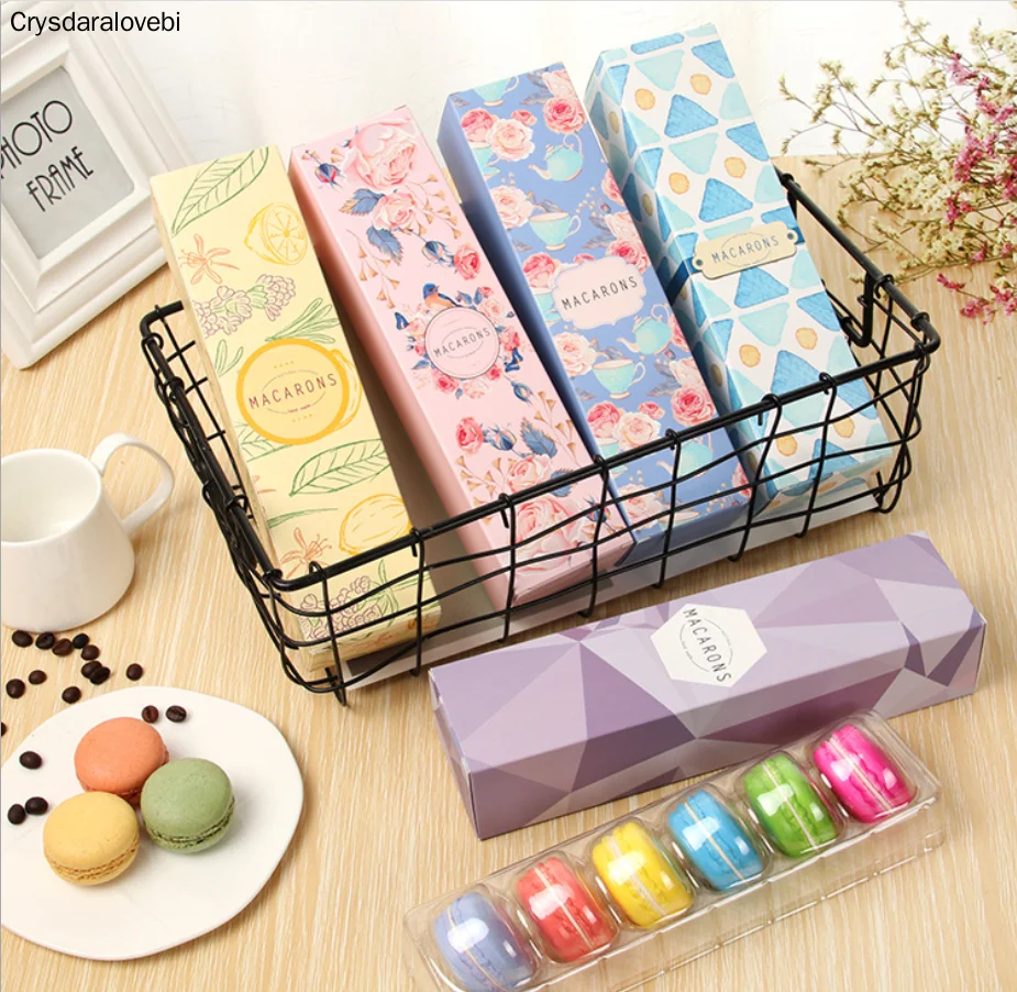 Макарон упаковка коробки для выпечки инструменты торт коробка шоколада Маффин