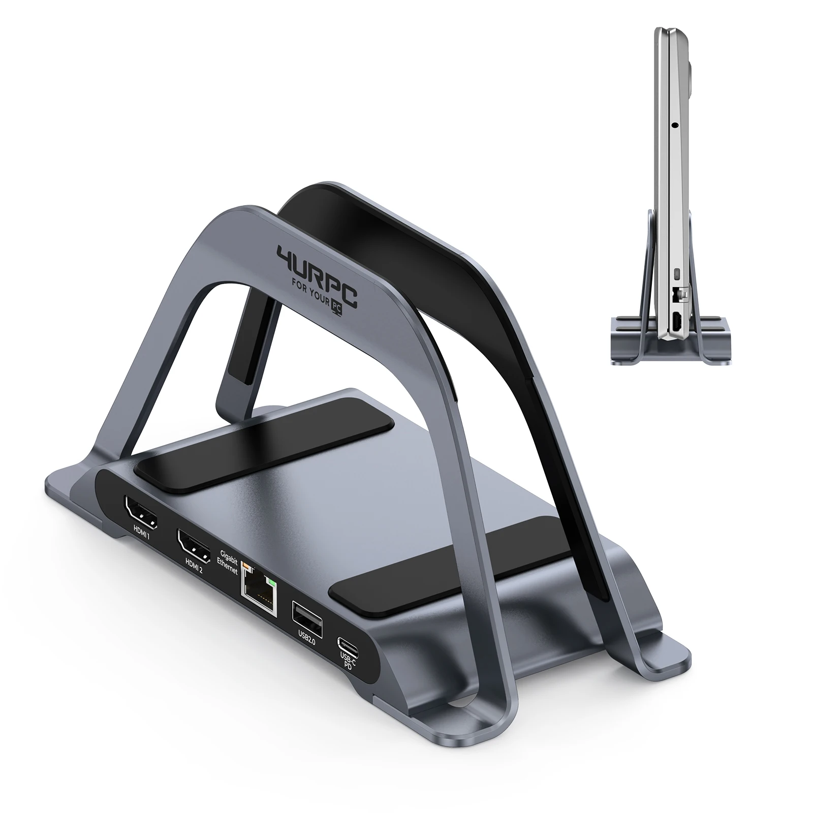 Док-станция для ноутбука с 2 портами HDMI, SD/TF, PD3.0, RJ45, Ethernet ...