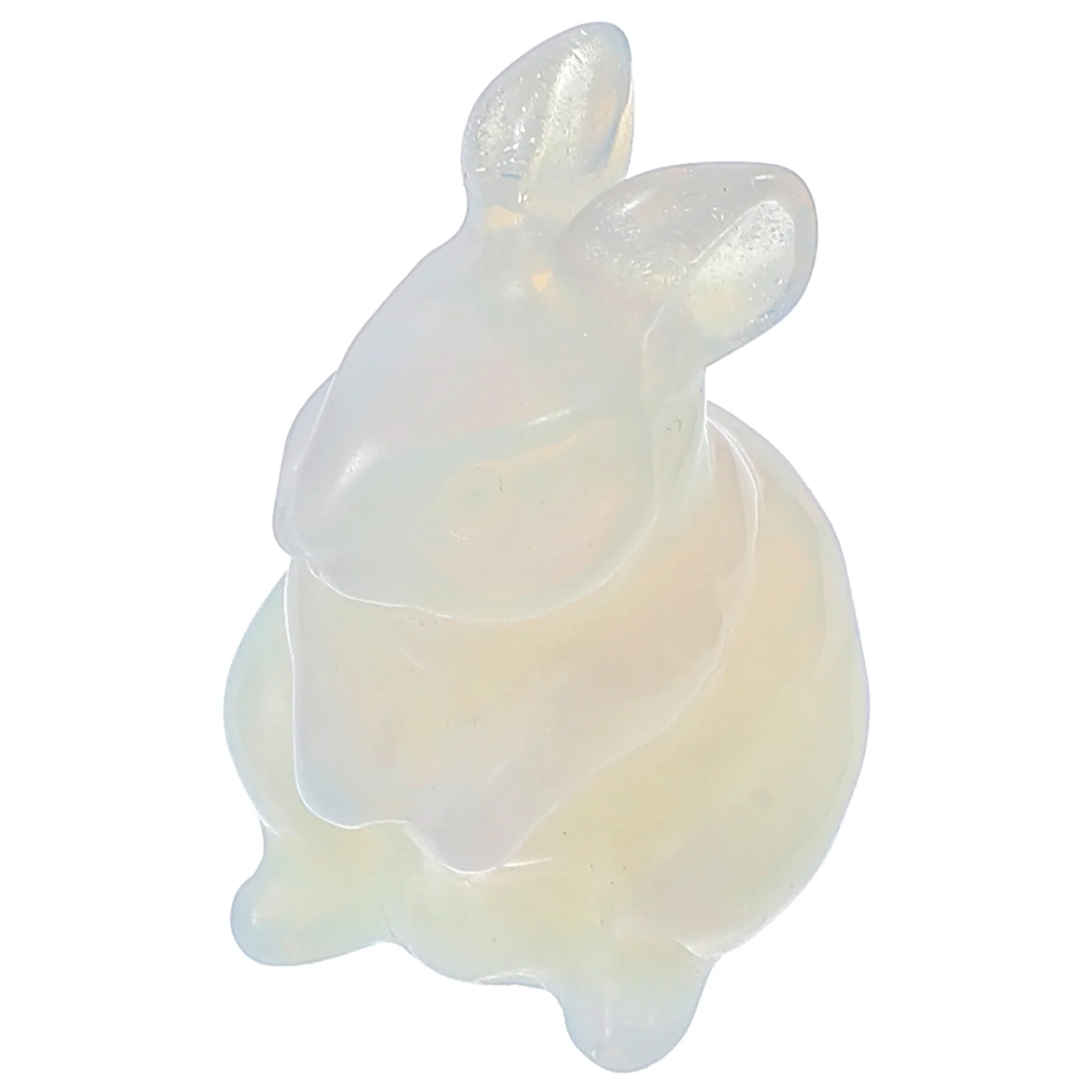 

Crystal Bunnies Bunny Miniature Decor Decorate Figurine Small Figurines Stone Figures Rabbit