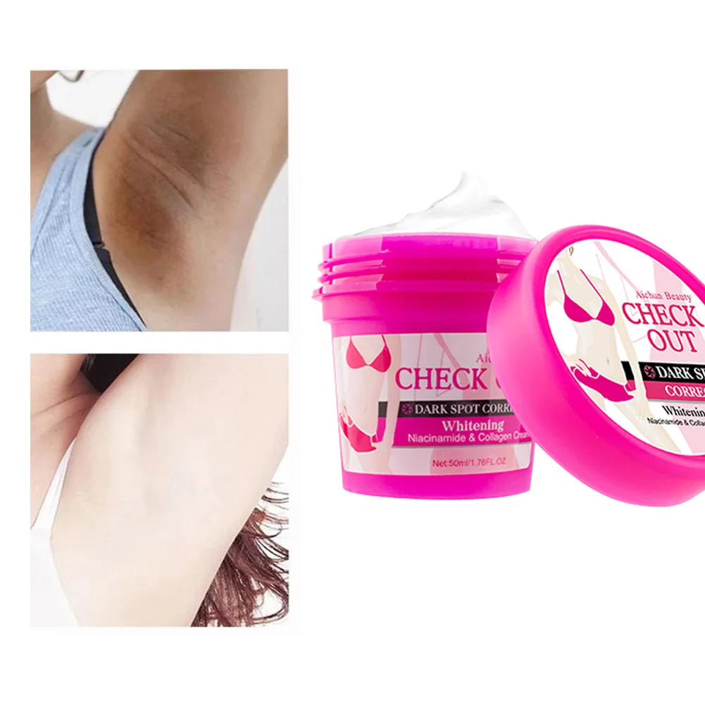 

50g Body Armpit Whitening Cream Improve Dullness Skin Lightening Bleaching Cream For Underarms Knees Private Parts Brighten Skin