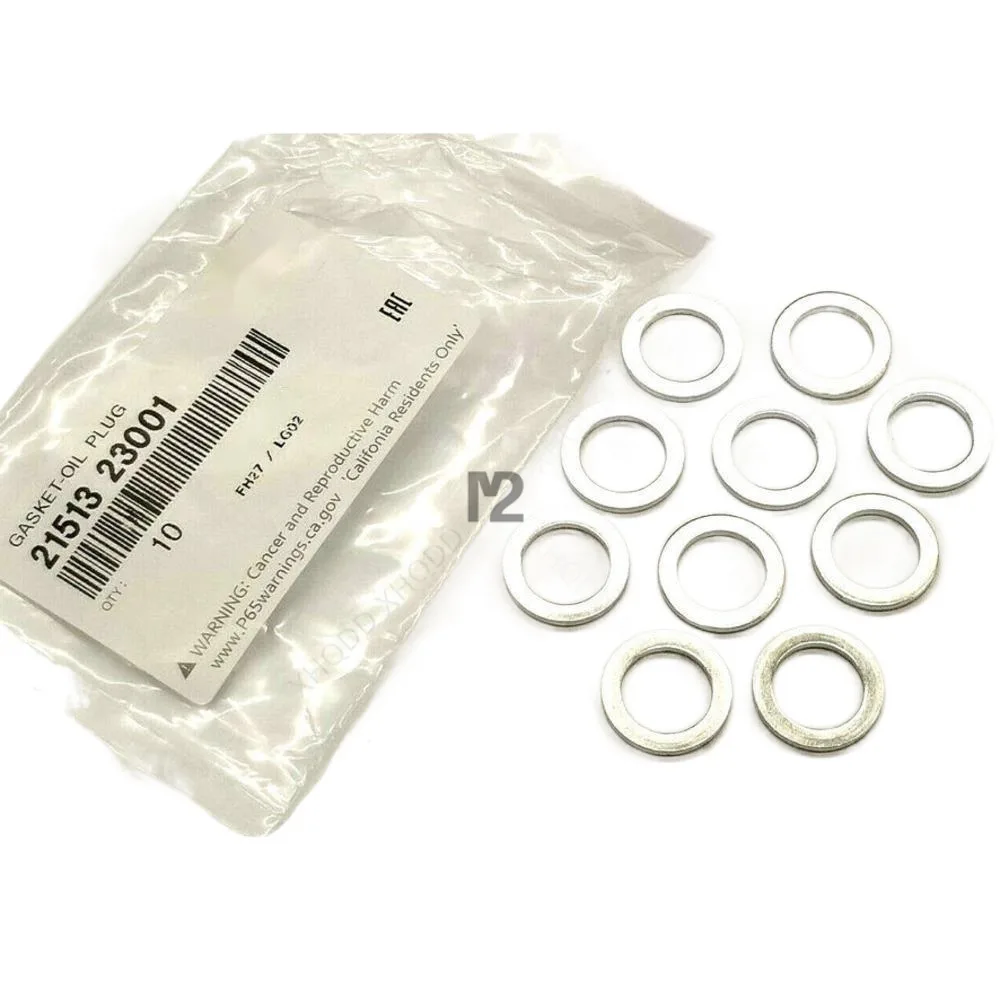 

For 2001-2022 Hyundai Kia Oil Pan Drain Plug Gasket Crush Washer 10pcs 21513-23001 2151323001 2151323001
