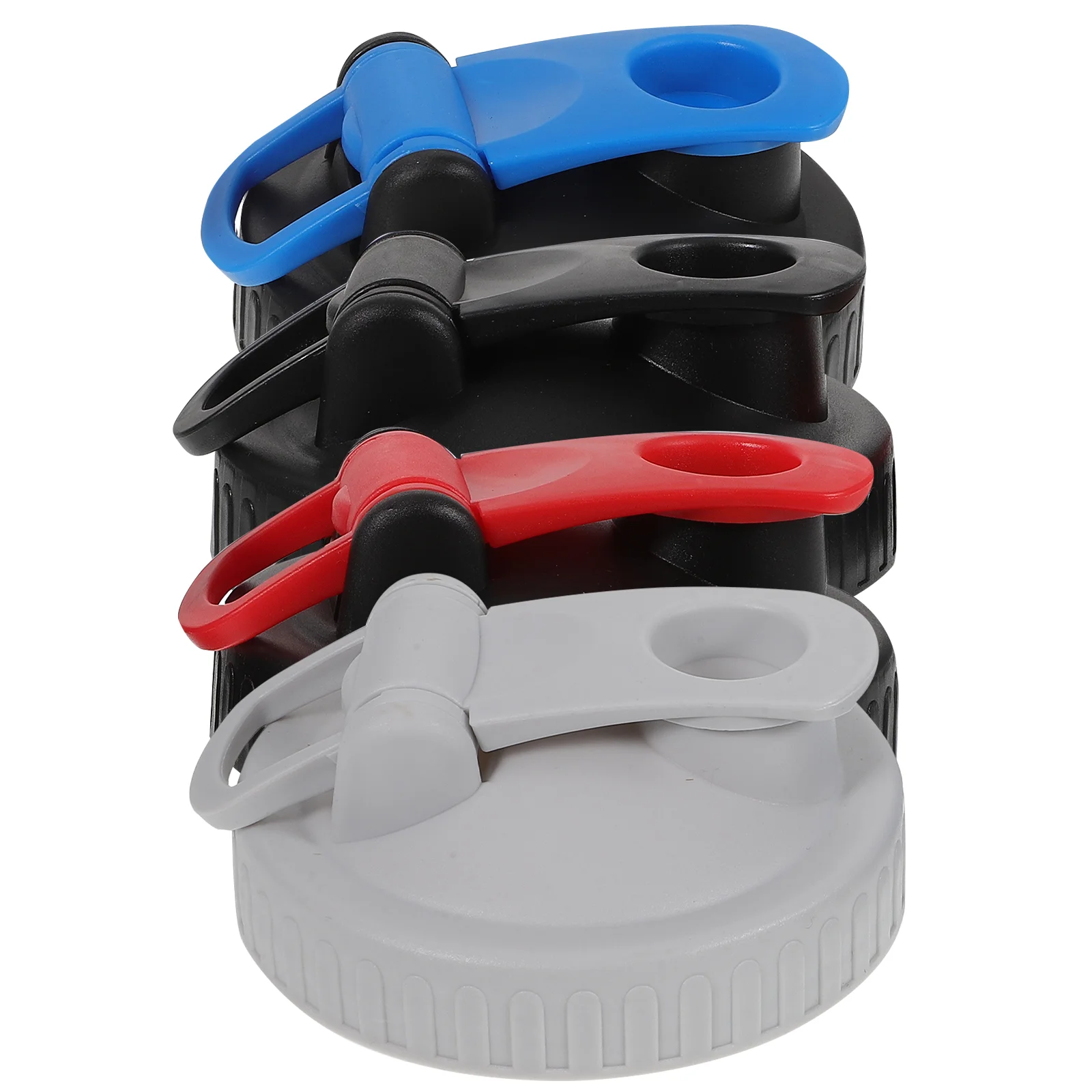 

4 pcs Mason Jar Storage Cover Mason Jar Lids Plastic Storage Caps for Canning Jars