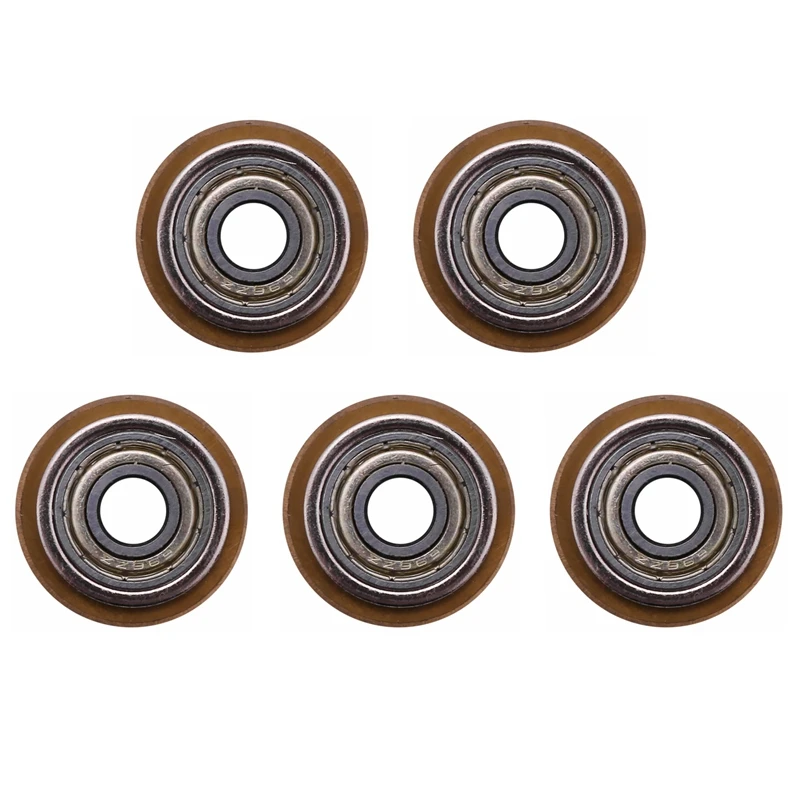 

5X Titanium Coated Carbonized Tile Cutter Exchange 22 X 6 X 6 Mm Brass Tone