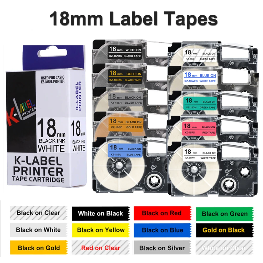 

Картридж для принтера K-Label, совместим с фотографиями 18 мм