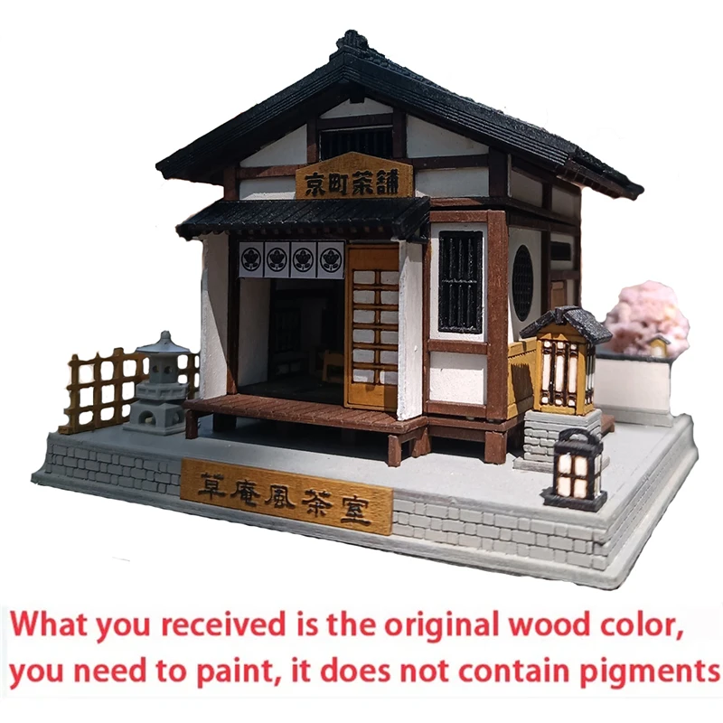 

Деревянный миниатюрный набор для сборки японской чайной комнаты