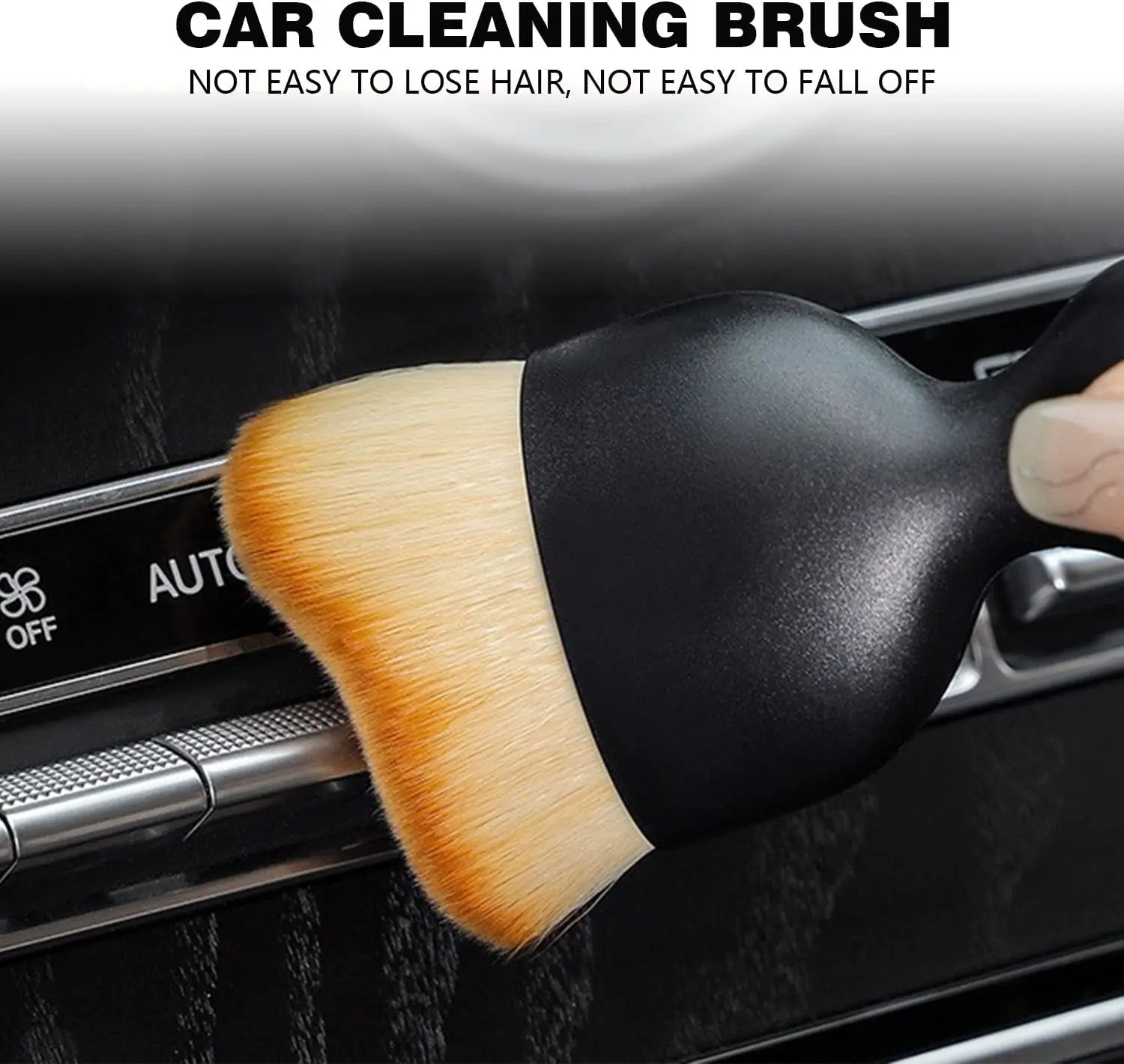 

1PC Car Interior Cleaning Soft Brush Air Conditioner Air Outlet Dashboard Auto Gap Dust Removal Detailing Tool Brush Accessories