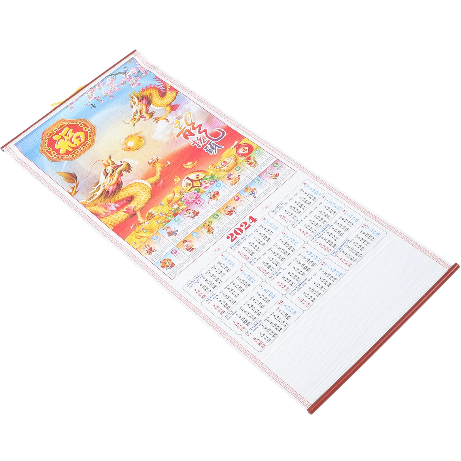 

Calendar Monthly Wall Hanging Calendar Chinese Style Hanging Calendar The Year Of Dragon Hanging Calendar Decoration