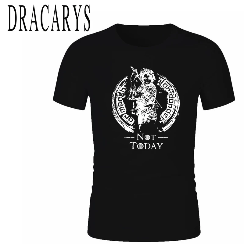 

DRACARYS Arya Stark 2021 fashion Man Brand Tshirt t shirt WomenT-Shirts King Queen Girls Friends Mon Gift Tee shirt