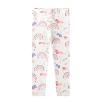 girls leggings for kids rainbow print casual floral pencil pants 2 to 9 years spring childrens legging