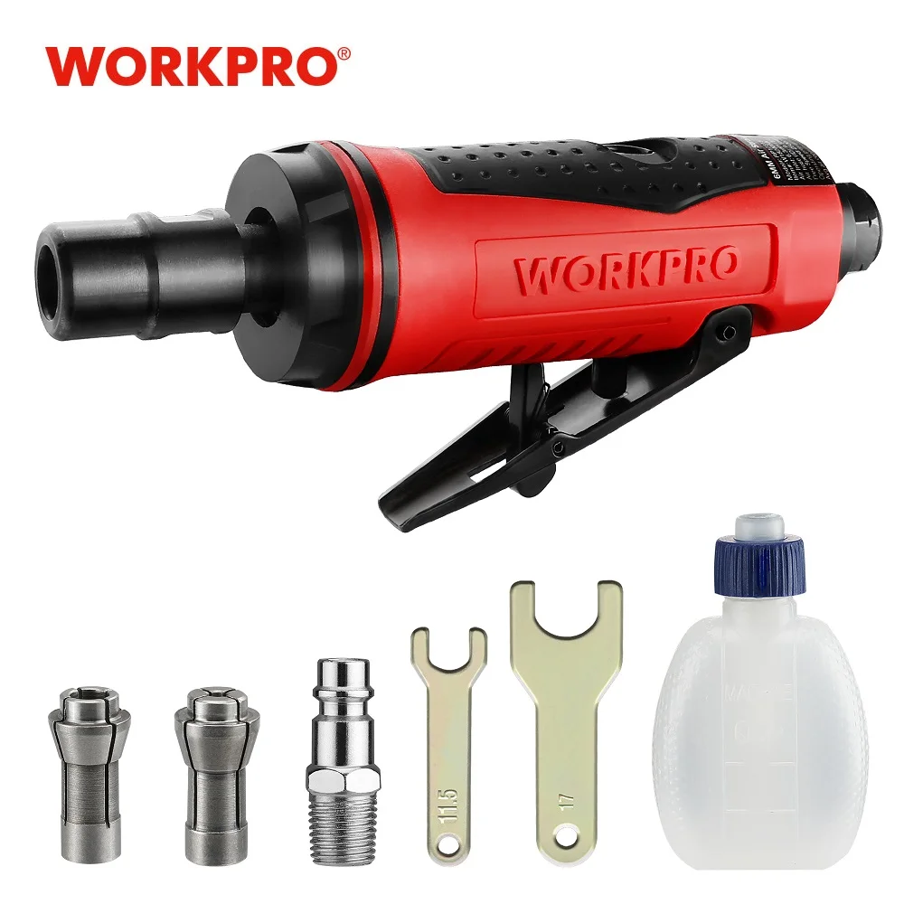 WORKPRO Air Die Grinder, 1/4-Inch Pneumatic Straight Die Gri
