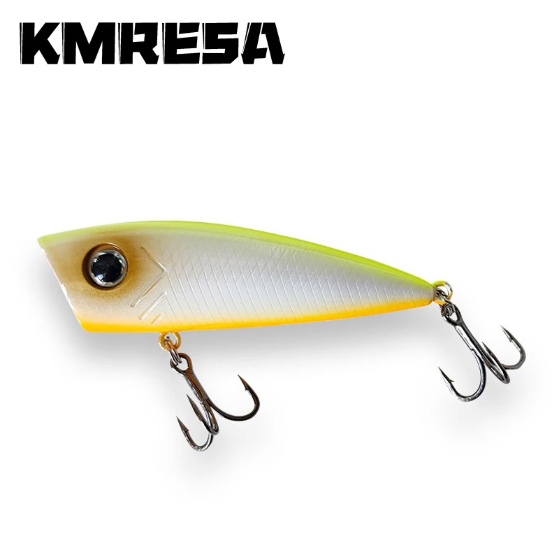 Фото Новые рыболовные приманки Topwater Popper Bait 6,3 см 6,3 г Жесткая приманка для форели Бас Искусственные воблеры Пластиковая приманка Рыболовные снасти с крючком №1