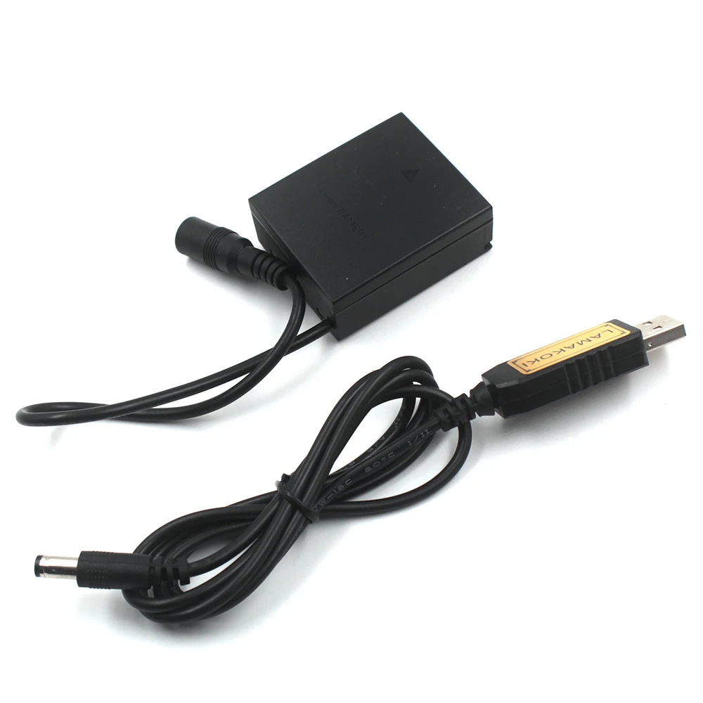 Фото Кабель QC USB Power Bank BLH1 BLH-1 Аккумулятор постоянного тока для камеры Olympus E-M1 Mark II №3