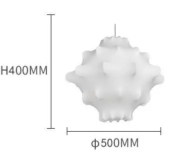 

XunShiNi шелковая подвесная люстра Wabi Sabi