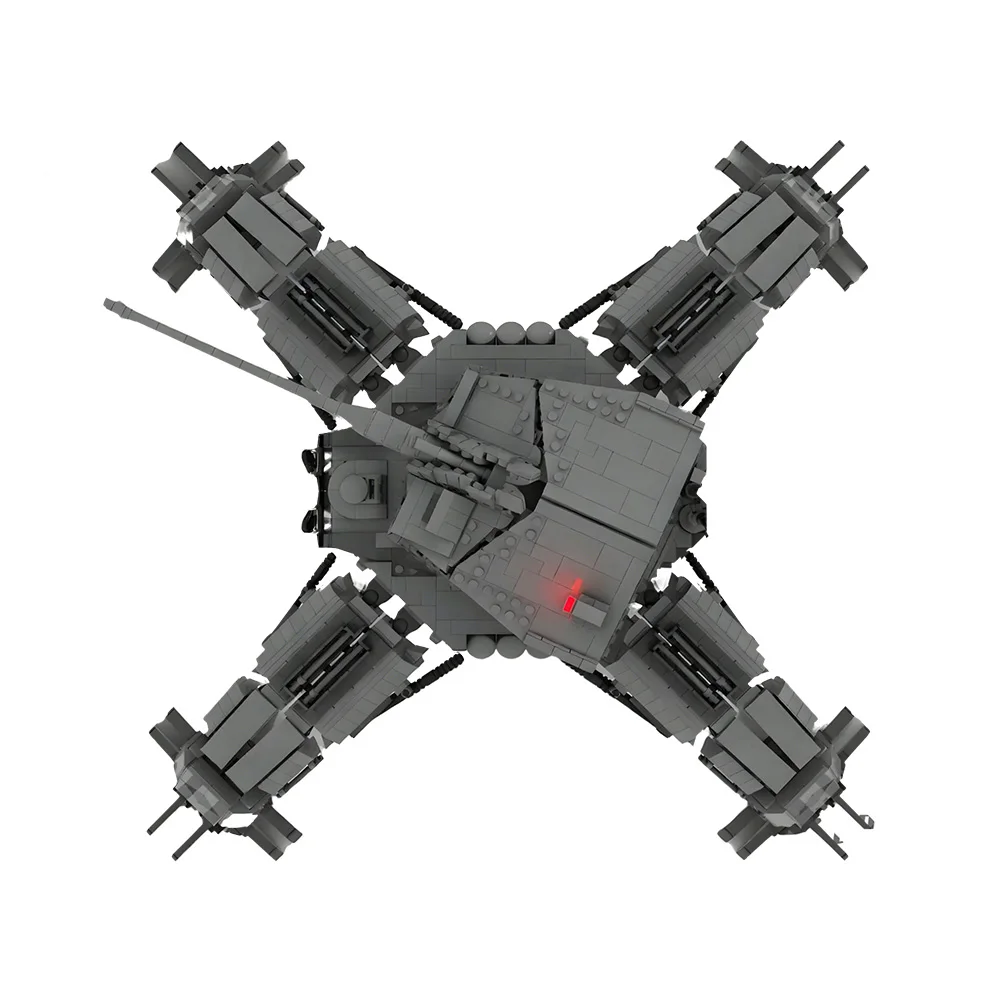 Фото Конструктор Gobricks MOC: Модель передвижного оружейного транспортера, игрушка, подарок №3