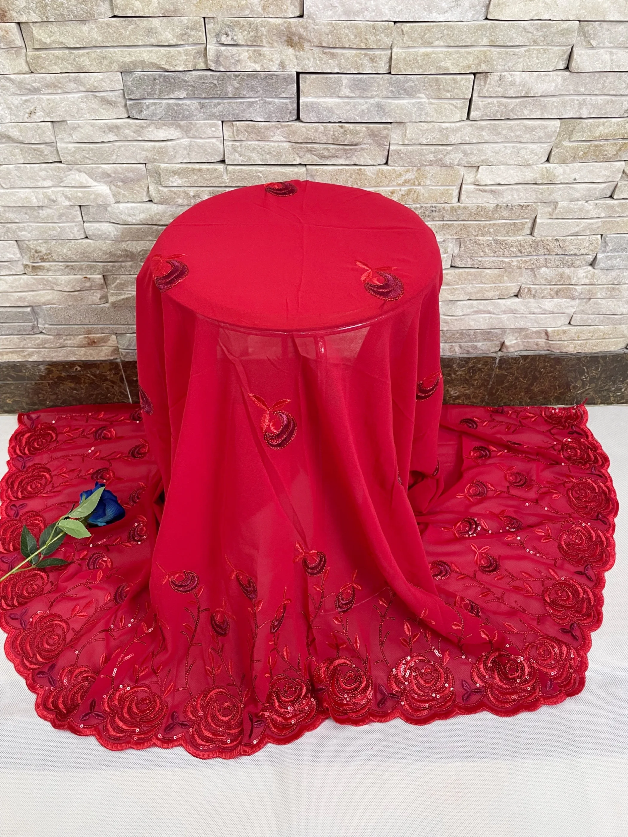 Новый модный шарф Дубая для мусульманских женщин Африканский шифоновый