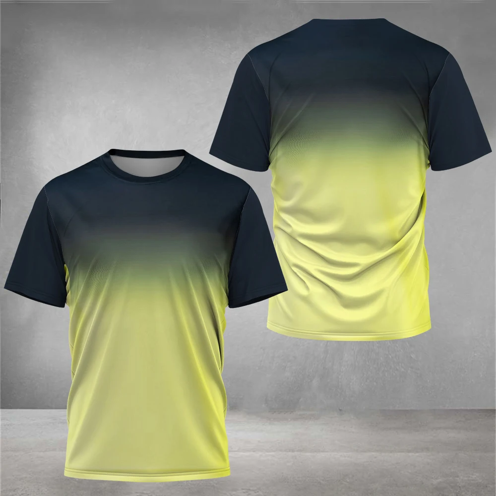 

Summer new sports T-shirt outdoor running fitness sportswear fashion crewneck T-shirt men's casual breathable loose top