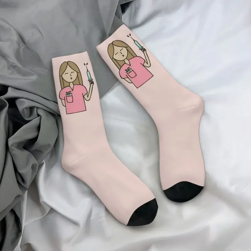 Милые спортивные носки для мужчин и женщин рисунок врачей медсестер унисекс 3D
