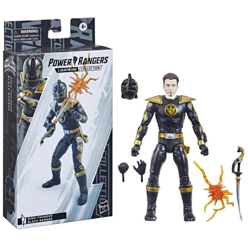 

Pre Sale 1/12 Power Rangers Lightning Mighty Morphin Black Ranger Anime Action Figure Garage Kit Soldiers Model Doll Toys