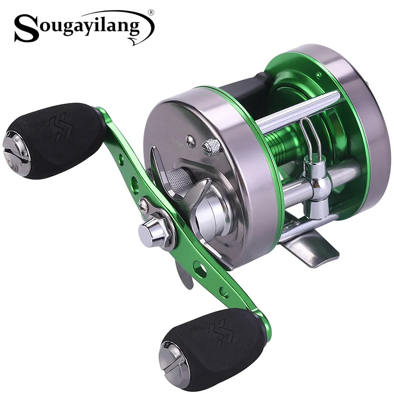 Sougayilang XLT400-600 Троллинговые рыболовные катушки 6 + 1BB 5 3: 1 полностью металлический