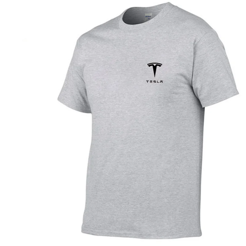 summer new hot sale brand tesla men 100 cotton t shirt men casual tesla shirts short sleeve men in cotton soft short shirts free global shipping