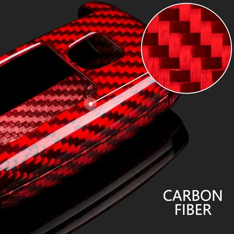 Чехол для ключей из углеродного волокна защитный чехол Jaguar 5-кнопочный