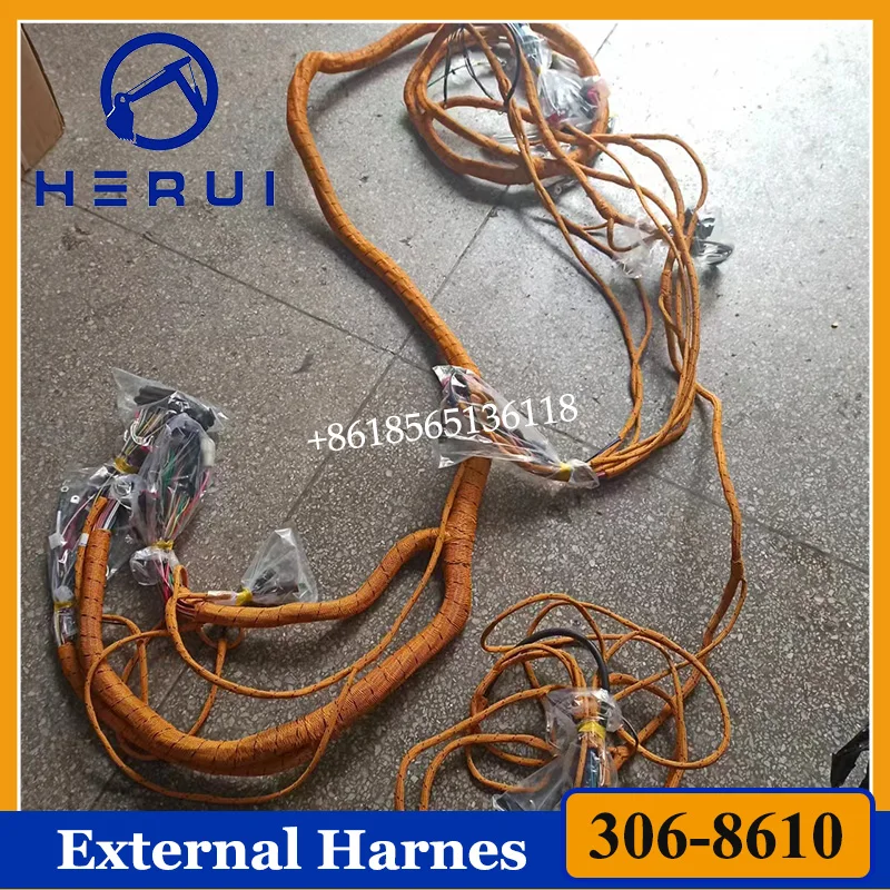 306-8610 3068610 Внешний жгут двигателя C6.4 для жгута шасси экскаватора 320D E320D