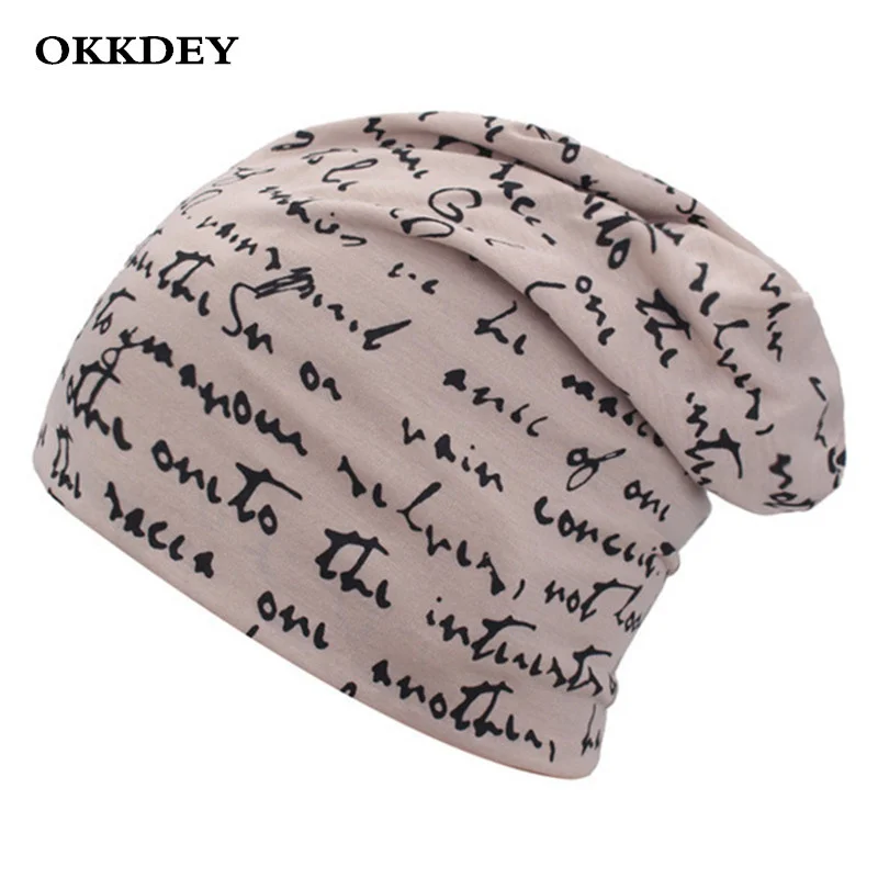 

OKKDEY Brand Women Men beanie at Unisex Autumn and Winter Warm knitted at Ladies Fasion skullies ip-op Beanie For Mens cap