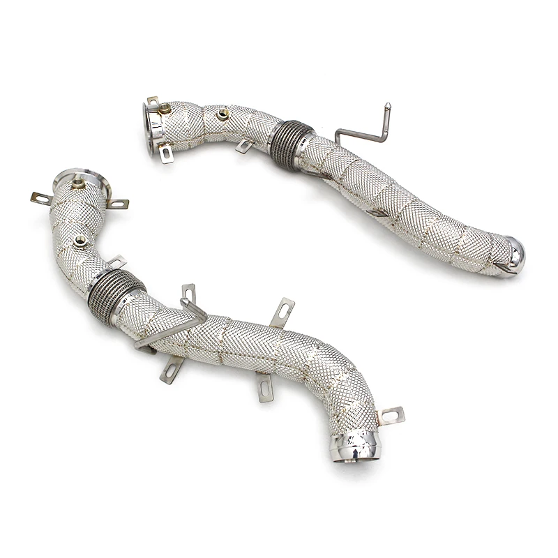

Head Section High flow Pipes Exhaust Pipes branch downpipe Exhaust Pipe with catalyst for Mclaren 540C/570/570S/570GT