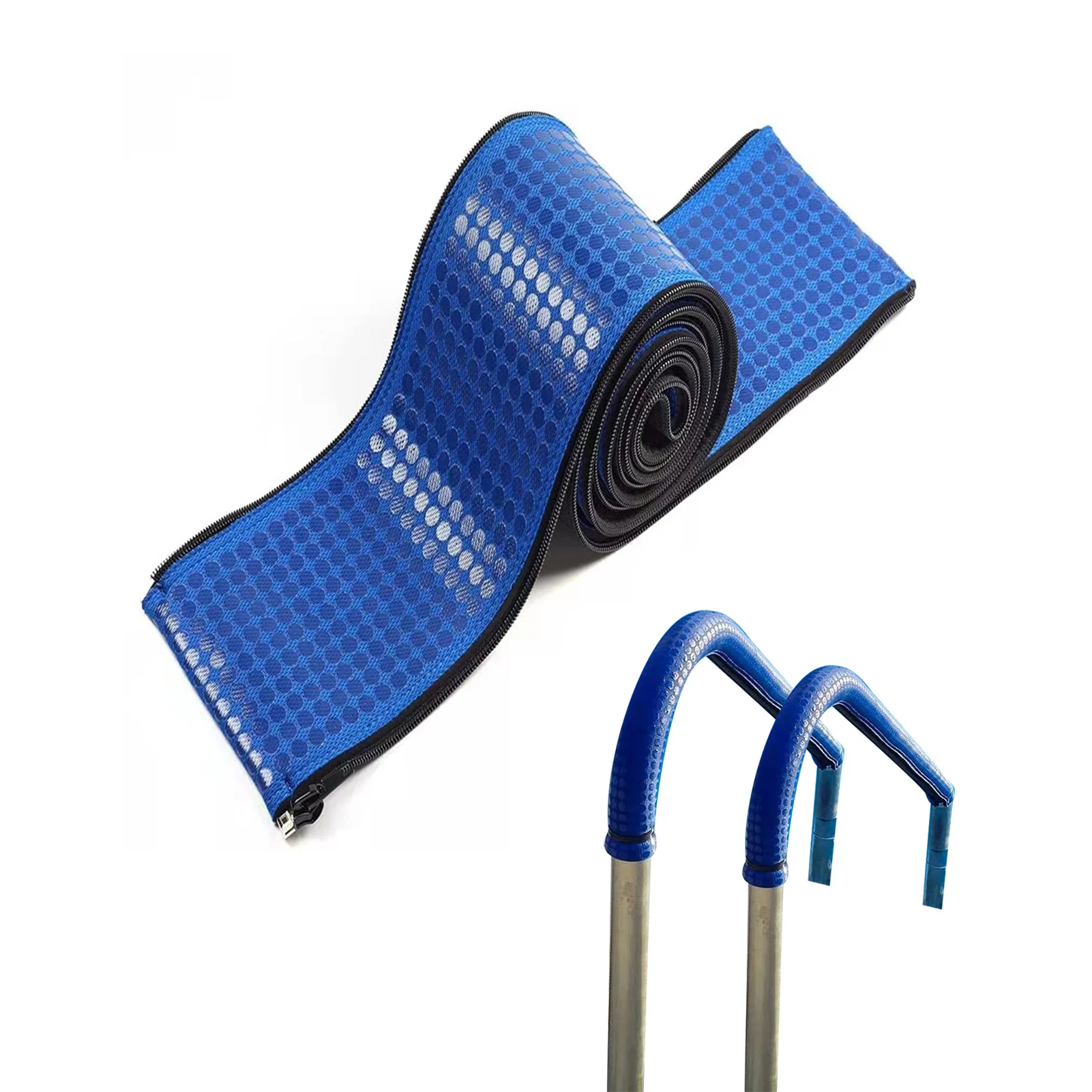 

Pool Railing Handrail Cover Zipper Style Comfort Swimming Pool Hand-held Hand Rail Cover for Summer Zippered Slip Resistant
