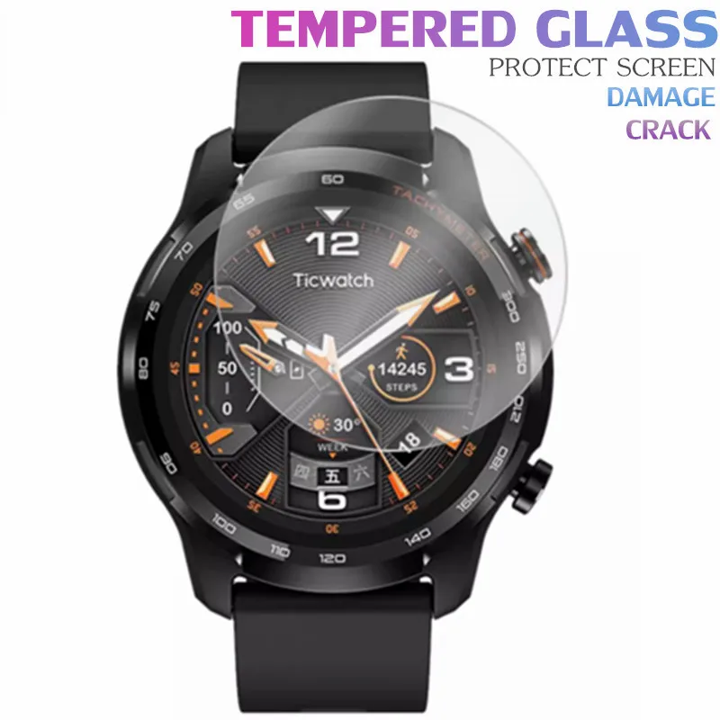 

Tempered Glass Screen Protector Film For TicWatch GTW eSIM 1.39''Inch HD Watch Damage Crack Protective Display Cover