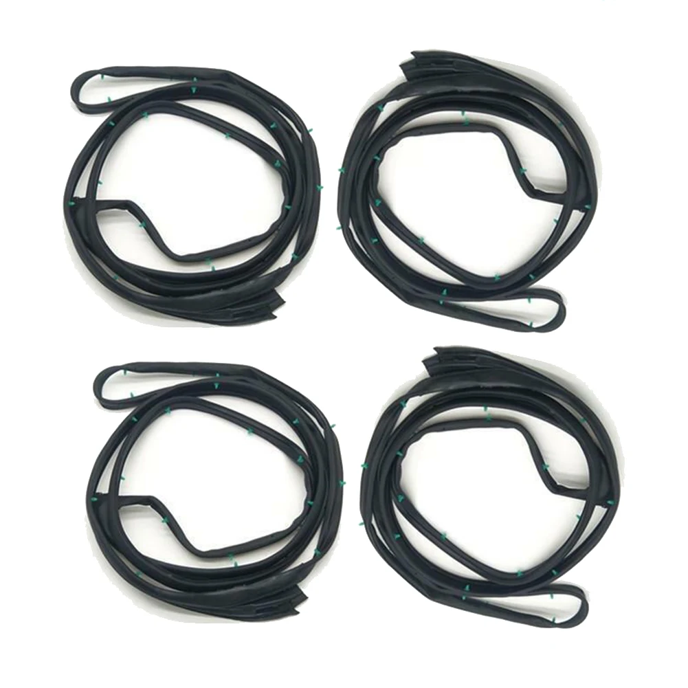 

4PCS for Honda Accord Sedan 2003-2007 Front Rear Left Right Replacement Door Rubber Gasket Seals Weather Strip Set