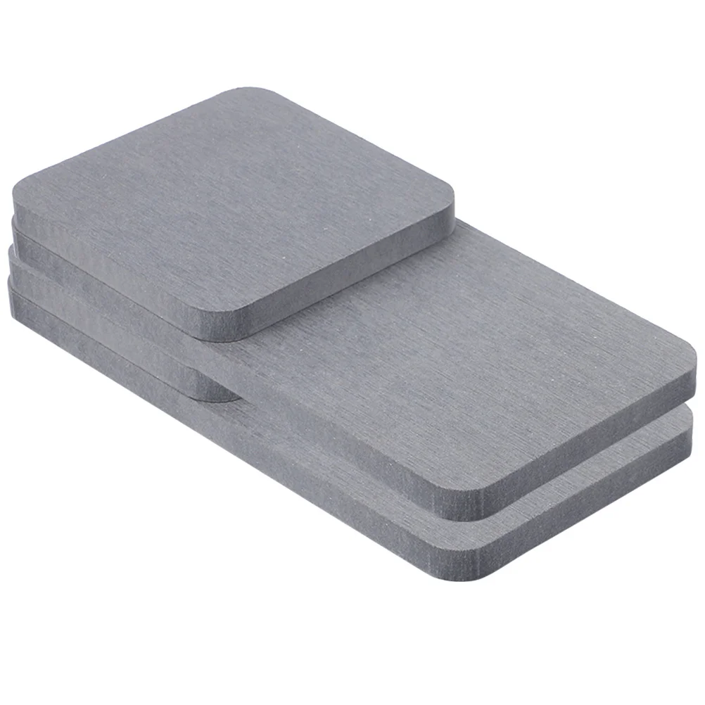 

4 Pcs Coasters Drinks Sponge Holder Washbasin Mats Absorbent Soap Dish Pad Algae Mud