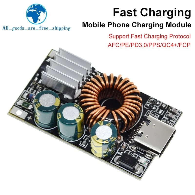 PD3.0/PPS/QC4.0 Apple Huawei MTK Samsung Быстрое зарядное устройство сделай сам постоянный ток 10-30