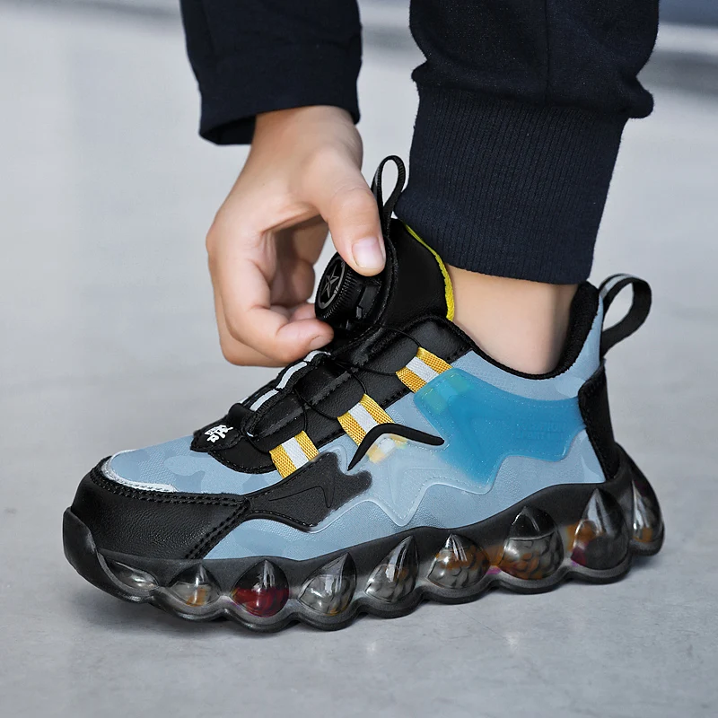 Autumn 2022 Leather New Products Children's Sports Shoes Trend Casual Shoes Basketball Boys' Shoes Teenagers' Girls' Shoes