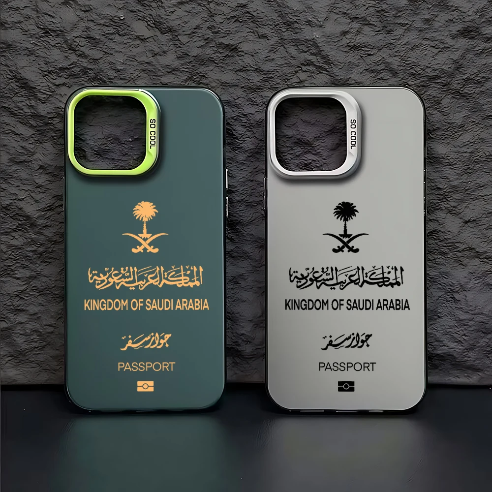 Saudi Arabia Passport Phone Case for Xiaomi Mi 14T 14 13 12 12T 11 Lite Poco X6 F6 F5 X5 F4 F3 X3 GT Pro 4G 5G Back Cover