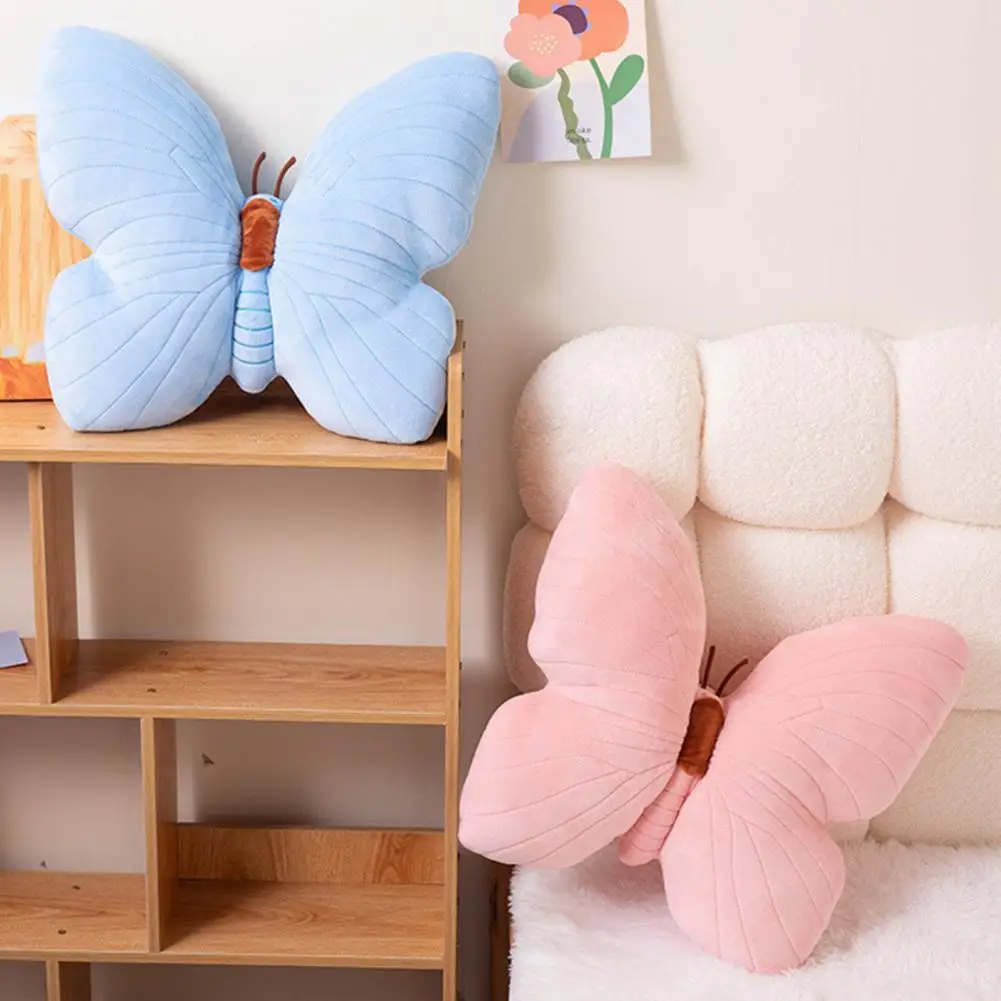 Милая мультяшная подушка-бабочка эластичная подушка с полным наполнением