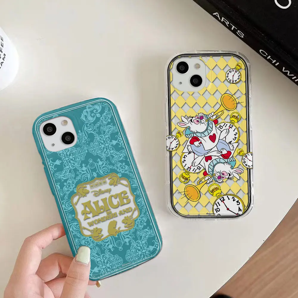 Прозрачный чехол Cute Disney Alice in Wonderlansd для VIVO S15 V20 V21 V23 V23E V25 V27 V27E V29 V40 5G Pro с подушкой