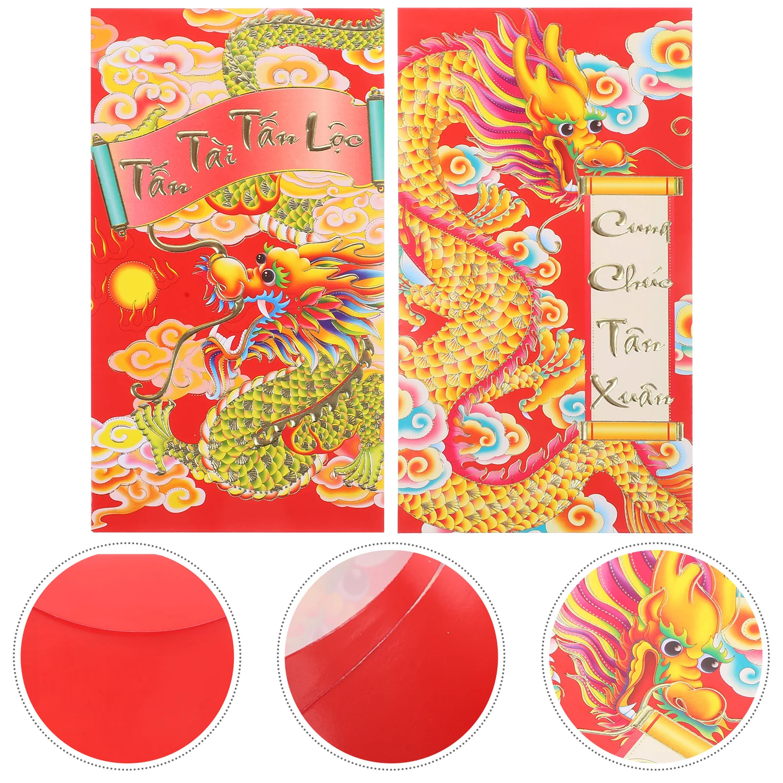 Красные конверты HongBao в китайском стиле